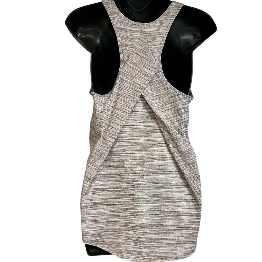 Lululemon Space Dye Essential Pleated Racerback Tank Top Purple Womens Size 4